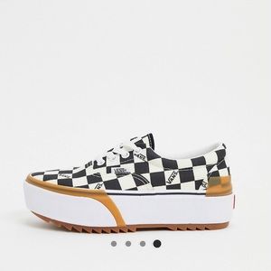 Vans Era Stacked sneaker in Checkerboard